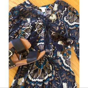 Lace up Maxi Dress with thigh slits by H&M